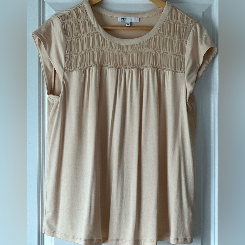 DR2 cream blouse never worn